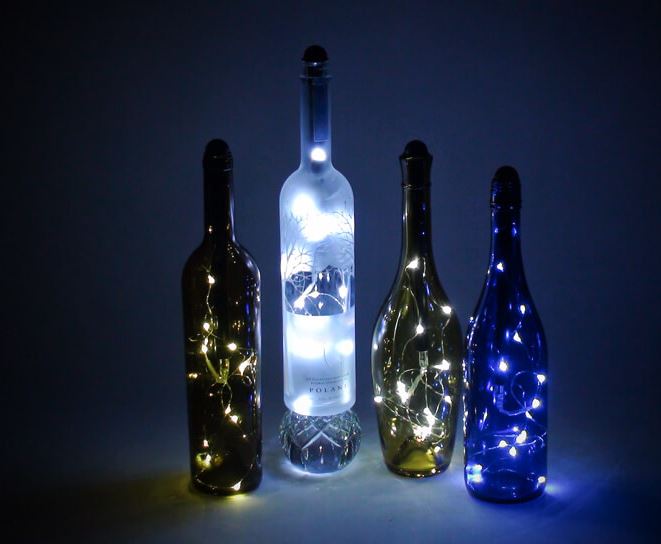 LED Bottle Lights - Set of 12